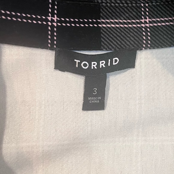 Torrid 3 (3X) Lightweight Ponte Longline Blazer - Picture 7 of 12